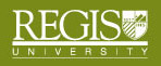 Regis University logo - family mediation classes